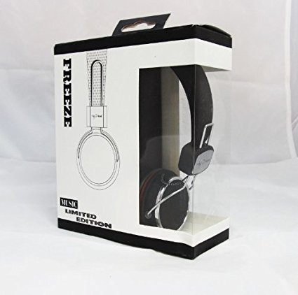 I-Kool Freeze Limited Edition Series Foldable Headphone with Swivel Function, Black