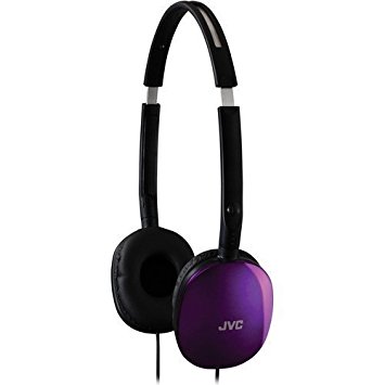 JVC Premium Lightweight Extra Bass Stereo Headphones (Violet)