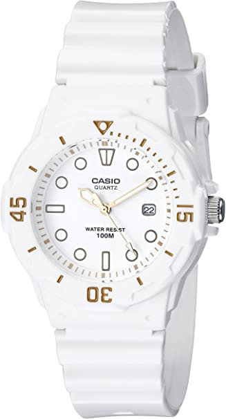 Casio Women's LRW200H-7E2VCF Dive Series Diver-Look White Watch