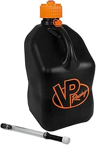 VP 5 Gallon Square V-Twin Racing Utility Jug with Deluxe Filler Hose