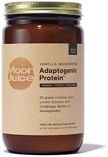 Moon Juice - Organic Vanilla Mushroom Adaptogenic Protein (16 oz)