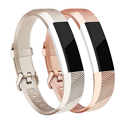 Mornex Strap Compatible Fitbit Alta HR and Alta Strap, Soft Adjustable Replacement Band Accessory with Secure Watch Clasps