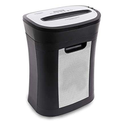 Duronic Paper Shredder PS571 | 10-12x A4 Sheets at a Time | Destroys 1 Credit Card | Cross Cut | Electric | 19L Bin | GDPR: Protects Against Data Theft | Thermal Overload Protection | Home/Office