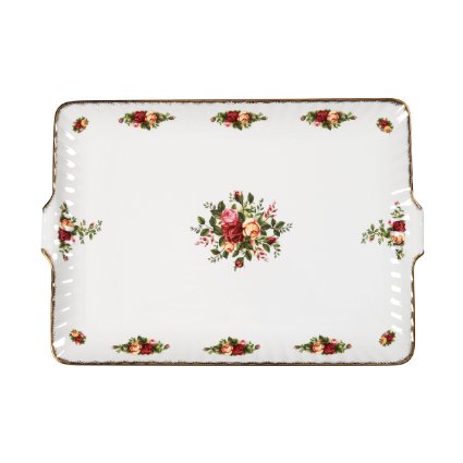 Royal Albert Old Country Roses 12.5-inch Fluted Serving Tray