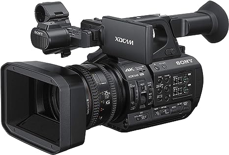 Sony 4K 3-CMOS 1/3-type Sensor XDCAM Professional Camcorder, Black (PXWZ190)