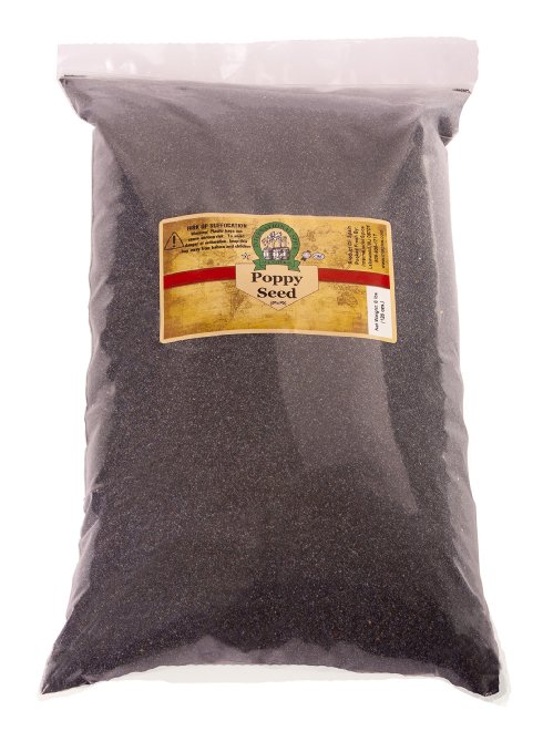 Whole Spanish Poppy Seeds (Unwashed) By International Spice (10 Lb)