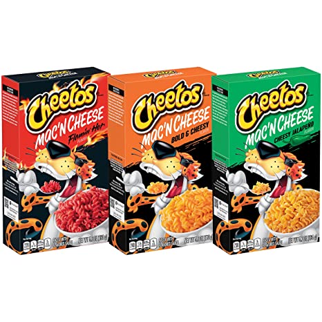 Cheetos Mac 'N Cheese, 3 Flavor Variety Pack, (12 Boxes)