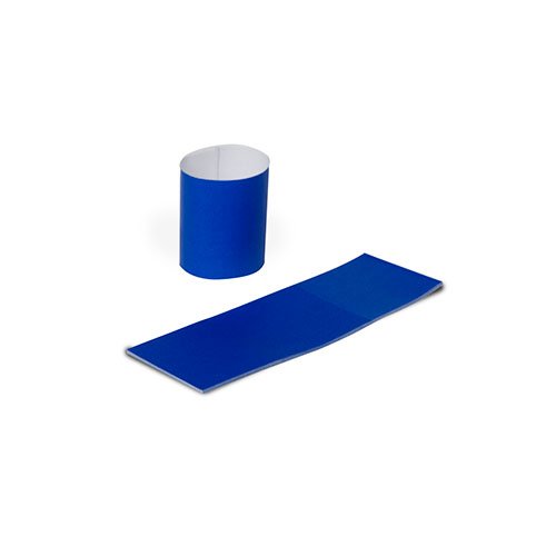 Royal Napkin Bands with Self-Sealing Glue and Bond Paper Construction, Blue, Package of 100