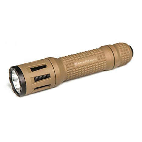 InForce TFX Constant, Momentary and Strobe Handheld Tactical Flashlight Polymer Body 700 Lumens White LED (Flat Dark Earth)