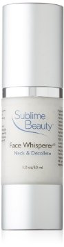 Sublime Beauty FACE WHISPERER NECK & DECOLLETE CREAM with Argireline, Coconut Oil, Sunflower Oil & More. 1 oz. Improve Fragile Neck Skin Which Shows Signs of Aging. 100% Moneyback Guarantee.