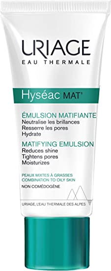 Uriage Hyseac Mat' Matifying Emulsion, 1.35 Fl Oz