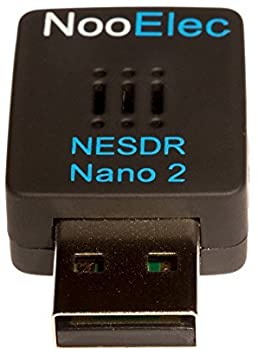 Nooelec NESDR Nano 2 - Tiny Black RTL-SDR USB Set (RTL2832U   R820T2) with MCX Antenna. Software Defined Radio, DVB-T and ADS-B Compatible, ESD Safe