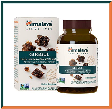 Himalaya Guggul - Supports Healthy Cholesterol and Triglyceride Levels - 60 caps 750 mg (Guggul)