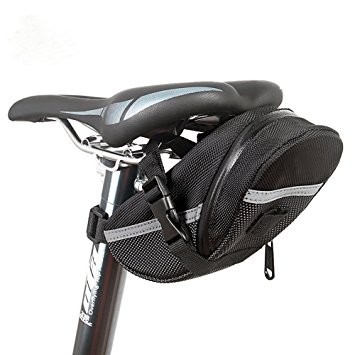 SEAT PACK-BicycleStore Mountain Road MTB Bicycle Bike Cycling PU Saddle Bag,Bicycle Repair Tools Pocket Pack, Bicycle bag, black- [DAGO-Mart Quality Guarantee]