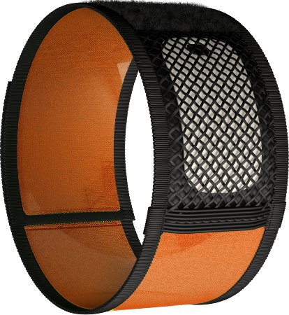 iCooker Mosquito Repellent Bracelet  2x FREE Repellent Refills - No Spray DEET-FREE Best Pest Control Repeller Products for Ants Insects and other Mosquitoes - Perfect for Kids Adults Women and Men - 100 Money Back Guarantee  Black  Orange