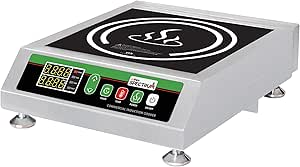 Winco EICS-18 Commercial Electric Countertop Induction Cooker 120 Volt