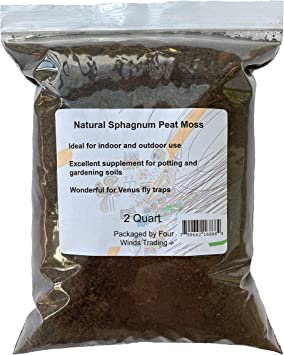 Sphagnum Peat Moss for Gardening (2 Quart)
