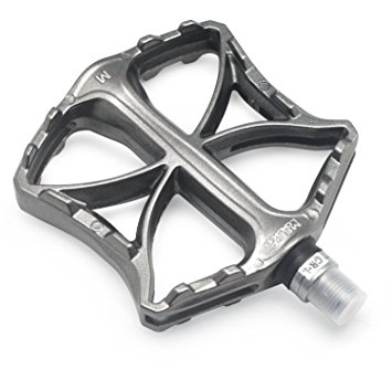 MEETLOCKS Bike Pedal, Injection Magnesium Alloy Body, Cr-Mo CNC Machined 9/16" Screw thread Spindle, 3 Ultra Sealed bearings