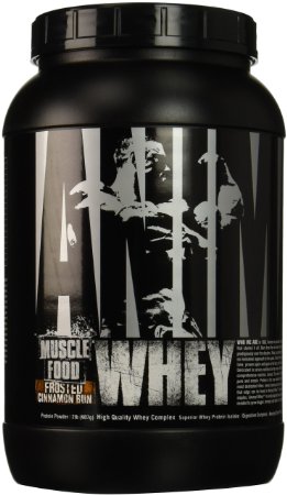 Universal Nutrition Animal Whey Supplements, Frosted Cinnamon Bun, 2 Pound