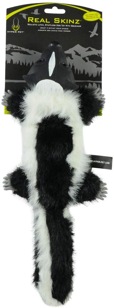 Hyper Pet Real Skinz Plush Dog Toys with Squeaker