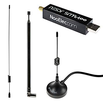 NooElec NESDR SMArTee Bundle - Premium RTL-SDR w/Integrated Bias Tee, Aluminum Enclosure, 0.5PPM TCXO, SMA Input & 3 Antennas. RTL2832U & R820T2-Based Software Defined Radio (SDR)