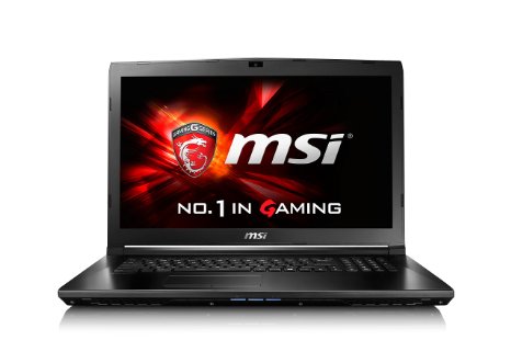 MSI GL72 6QC-025CA 17.3-Inch Laptop, Black