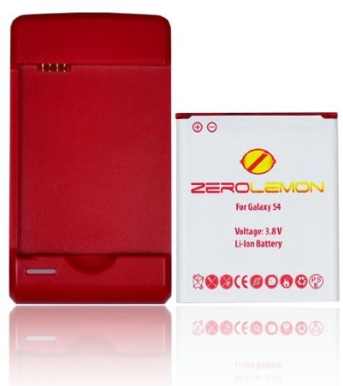180 days warranty ZeroLemon 1x Samsung Galaxy S4 3000mAh Battery  Worlds Fastest Battery Charger with USB charge port Compatible with ATampT I337 Verizon I545 Sprint L720 T-Mobile M919 International I9500 and I9505 with 180 Days Zero Lemon Guarantee Warranty WORLDS LARGEST CAPACITY FOR ORIGINAL SIZE BATTERY  WORLDS FASTEST WALL CHARGER OUTPUT600MA  USB OUTPUT 1000MA without NFC function - WORLDS HIGHEST CAPACITY SLIM PROFILE S4 BATTERY SAM-GS4-3000-1x