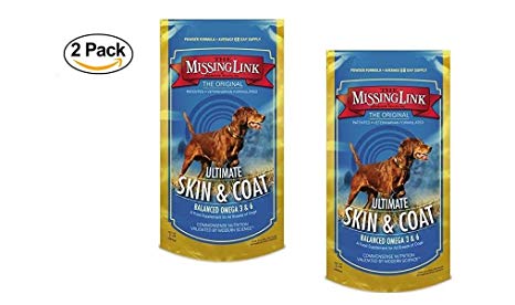 The Missing Link Ultimate Skin and Coat Dog Supplement, 1-Pound, (Pack of 2)