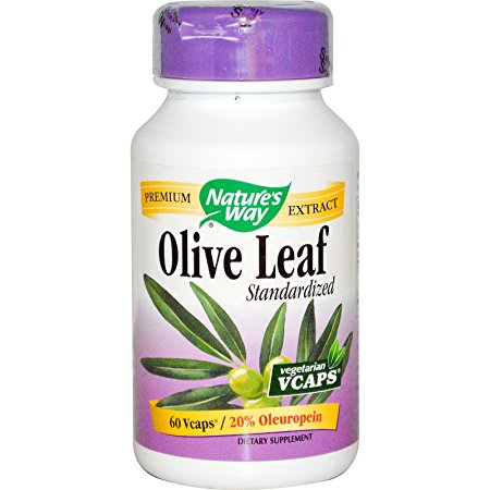 NATURE'S WAY OLIVE LEAF 20% EXTRACT, 60 VCAP