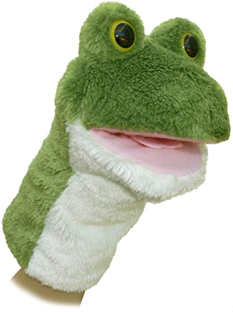 Aurora - Hand Puppet - 10" Frog, Multi