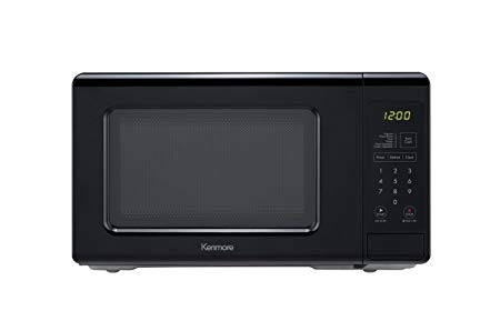 Kenmore 70719 Countertop Microwave, 0.7 cu. ft, Black