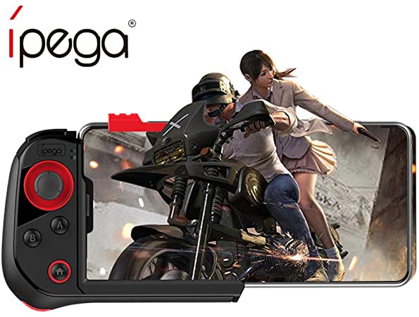 ipega PG-9121 Mobile Game Controller Red Spider Single-Handed Gamepad Joystick for iPhone and Android Bluetooth Wireless Connection