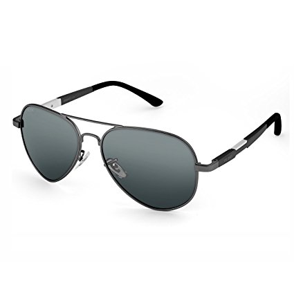 FEIDU Men Aviator Sunglasses High Quality Pilot Alloy Polarized Classic Sun Glasses Driving Sport With Case