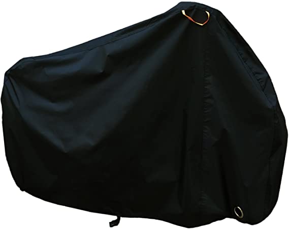 viaky 2 Bicycle Cover Two Cycle Mountain Bike/Road Bike Rain Cover ! Waterproof and Anti Dust Rain UV Protection (Black)