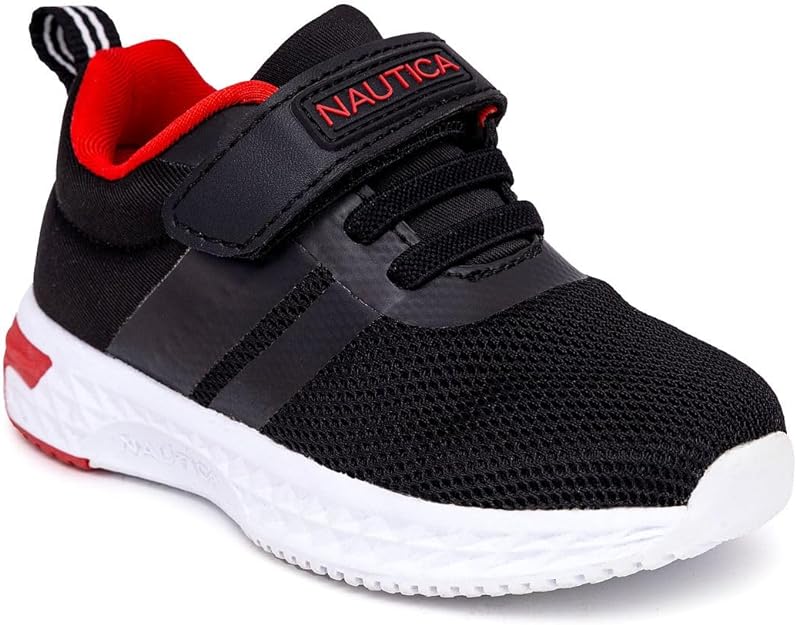 Nautica Kids Fashion Sneaker Athletic Running Shoe with One Strap |Boys - Girls|(Toddler/Little Kid)