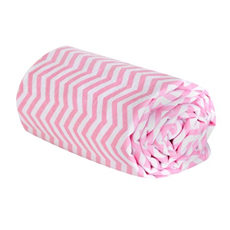 Trend Lab Swaddle Blanket, Pink Chevron