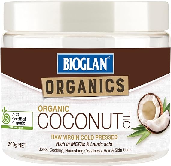Bioglan Superfoods Organic Coconut Oil Virgin Cold Pressed 300g