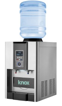 Knox Tabletop HotCold Water Cooler with Built-In Instant Ice Maker