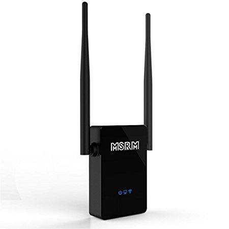 MSRM US302 Wi-Fi Extender 300Mbps 360 Degree Covering Extend 802.11b/g/n Wireless Network (Black)