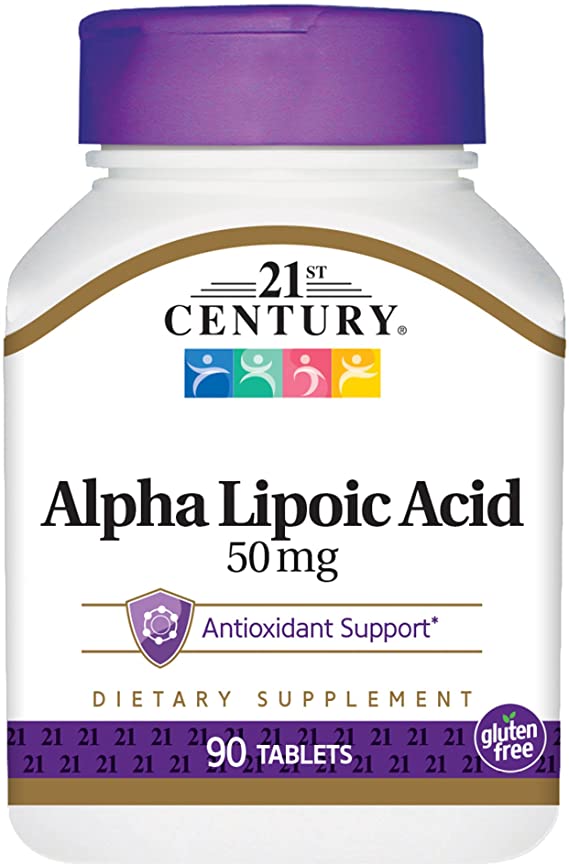 21st Century Alpha Lipoic Acid Tablets, 90 Count