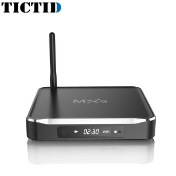 TICTID® M10 Android TV Box Android TV Box Fully Loaded Amlogic S812 4K HD Quad Core KODI(XBMC) 2G RAM/8G ROM,Bluetooth 4.0,Dual Band Wifi 2.4G/5G Outer Antenna Metal Case with Front LED Display