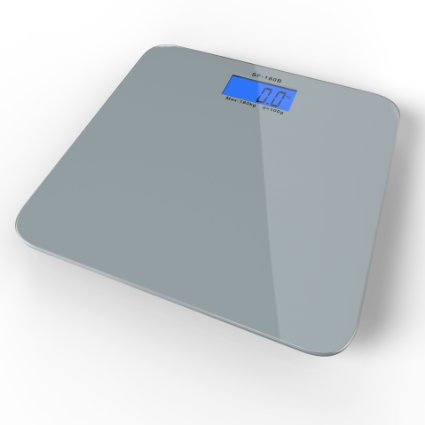 Digital Bathroom Scale by Royal - Premium High Precision Accuracy from 11-400lbs - LCD Display