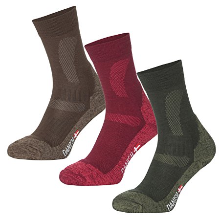 Merino Wool Hiking & Trekking Socks by DANISH ENDURANCE for Men and Women