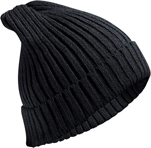 FREETOO Beanie Hat Knit Beanie Winter Black Knitted Beanie Hat Keeps Warm and Stylish for Unisex Men Women for Winter Ski Outdoor