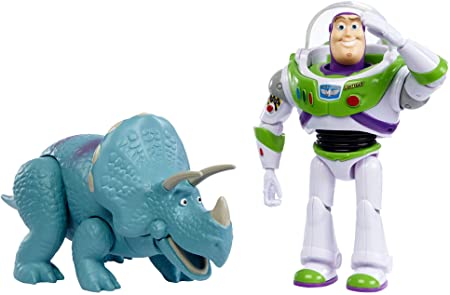 Toy Story Disney and Pixar Adventure 2-Pack Buzz Lightyear and Trixie, GJH80, Multi