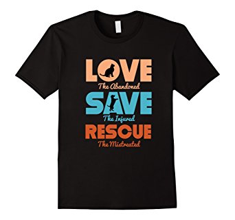 Love Save Rescue Dog Cat Animals Support T-Shirt