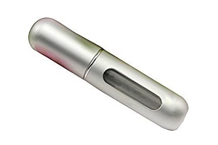5ML Portable Small Refillable Perfume Atomizer Spray Bottle for Outgoing (Silver)