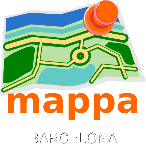 Barcelona Offline mappa Map