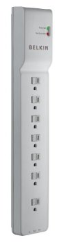 Belkin 7-Outlet HomeOffice Surge Protector with 12-Feet Cord BE107200-12