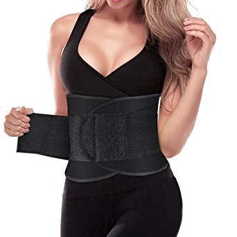 Hootech Women Waist Trainer Belt, Cincher Adjustable Sport Girdle Belt Trimmer Slimmer for Weight Loss Workout Fitness